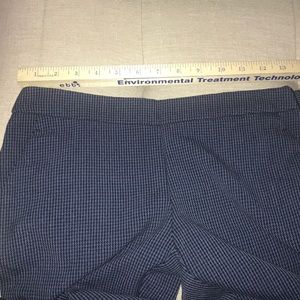 Navy and black houndstooth trousers